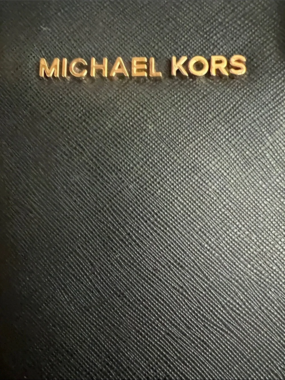 Michael Kors Black Saffiano Top-Handle Satchel with Crossbody Strap